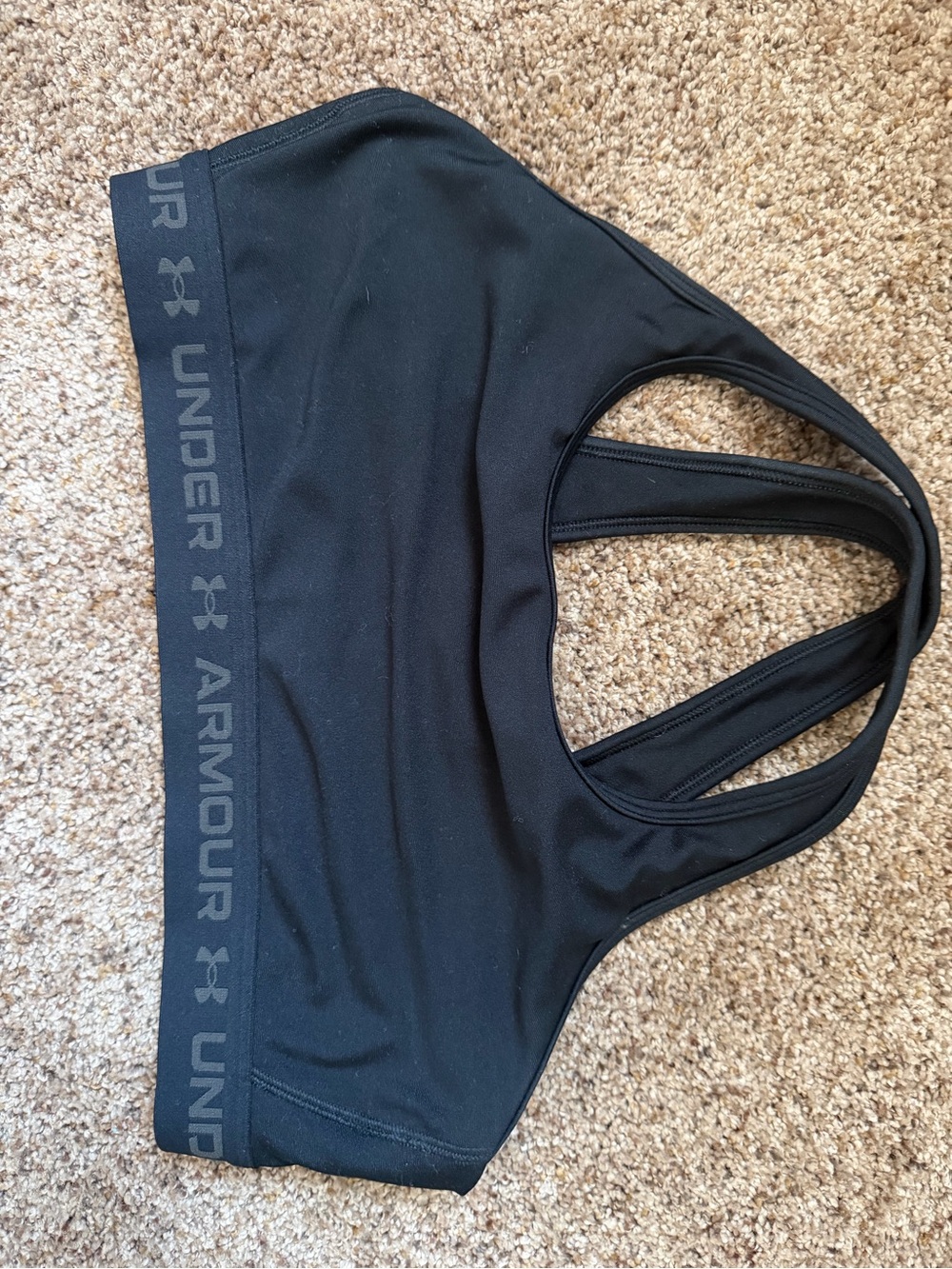 Under Armour Black Compression Sports Bra